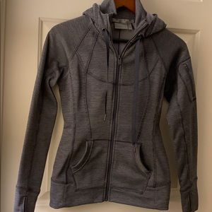 Athleta fitted zip front hoodie XXS